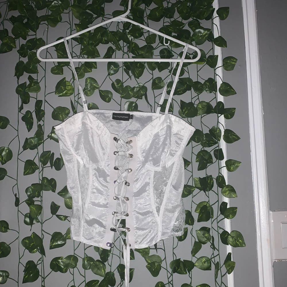 PLT corset/string top (NEVER WORN)